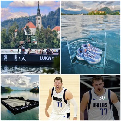 Luka Doncic’s Insane New Jordan Shoe Stunt: Basketball on Water!