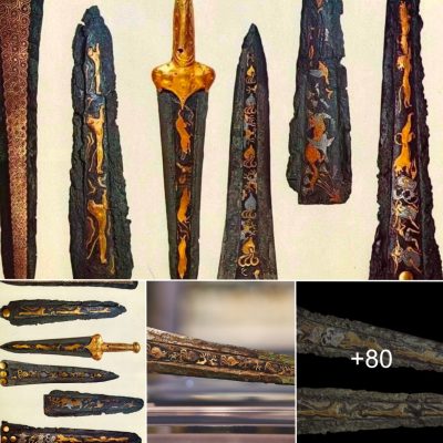 Unveiling Ancient Opulence: Mycenaean Daggers (1550-1500 BC) Unearthed in Crete’s Grave Circle A