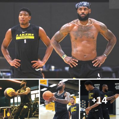 Rui Hachimura comes to learn Lebron King’ workout sessions as to ready for the new season