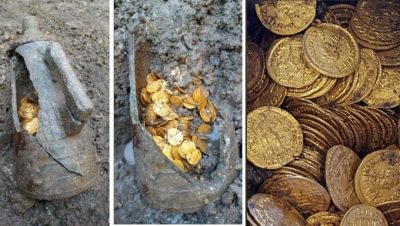 Treasure of 2,000 1,000-year-old gold coins under The sea of Israel