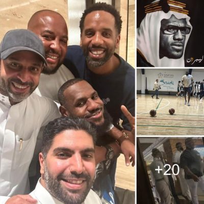 Forget NBA! LKing LeBron James is spotted in Saudi Arabia just weeks after joking that he’d play there amid potential of a two-year $1B deal