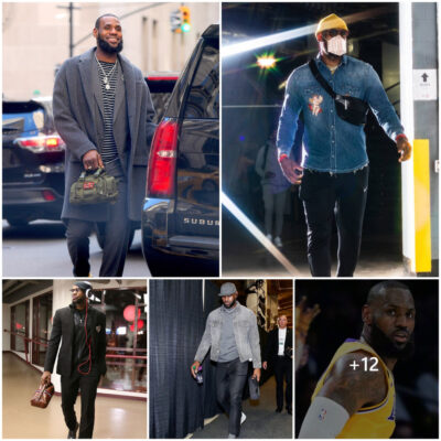 “LeBron James: The Fashion King Ready for the Playoffs”