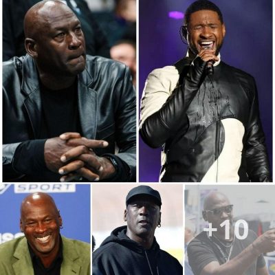 “I want to be like Mike!” – Usher, who is worth $180 million, gives a special shout-out to Michael Jordan at his concert.