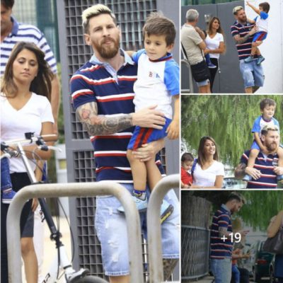 Emotional Moment: Lionel Messi Plays the Role of Doting Dad, Picks Up His Eldest Son from School