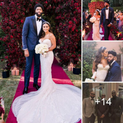 Dressed to the nines for Anthony Davis’ nuptials were LeBron James, Russell Westbrook, and Jared Dudley
