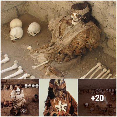 Mummy of 500-year-old Inca man wearing helmet discovered by archaeologists