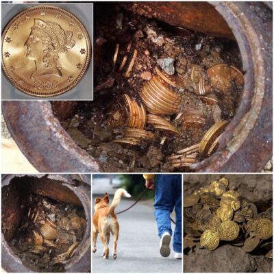 Discovered 10 million dollars of rare gold coins, buried under the shade of an old tree