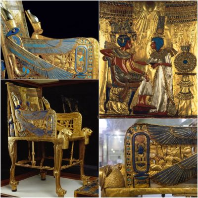 Tutankhamun’s throne was found and revealed by archaeologists, revealing the secret behind it. ‎