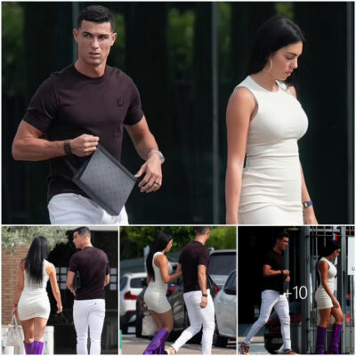 p.Georgina Rodriguez shows off her gorgeous outfit during a trip to Madrid with boyfriend Cristiano Ronaldo, making fans crazy.p