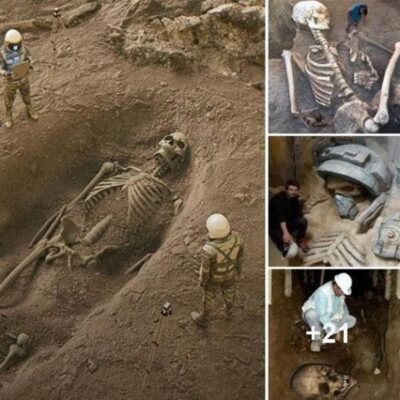 Archaeologists have found the skeletons of giants and proved that on earth once lived giants ‎
