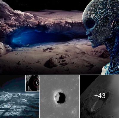 Alien base? They capture UFOs leaving a lunar crater