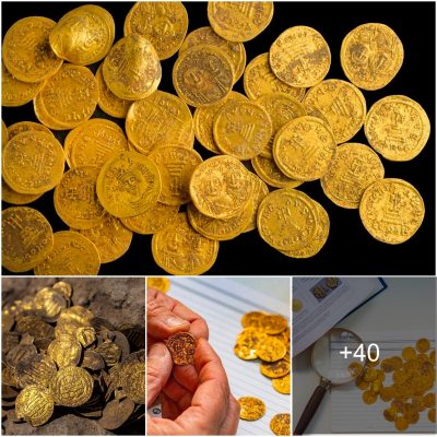 Ancient gold coins found hidden in a wall shed light on the Byzantine Empire
