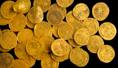 Ancient gold coins found hidden in a wall shed light on the Byzantine Empire