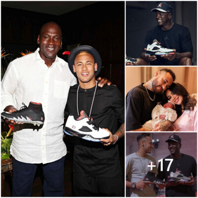 Michael Jordan Surprised Everyone When He Gave Neymar A Pair Of His Limited Edition Sneakers To Celebrate The Birth Of The Brazilian Star’s First Daughter.