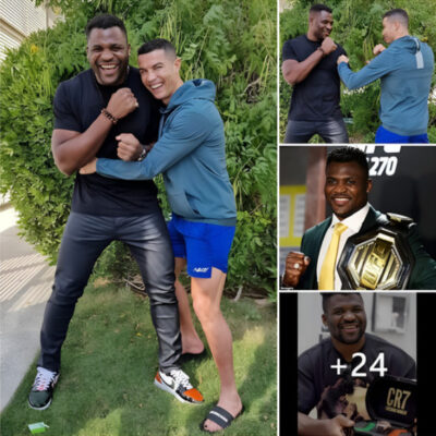 “Cristiano Ronaldo’s Generosity Shines as He Gifts Francis Ngannou a £110,000 Watch Ahead of Tyson Fury’s ‘Worst Fight’”