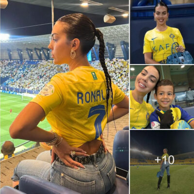 Georgina Rodriguez Steals the Spotlight: A Glimpse at Her £115,000 Birkin Bag and Lavish Accessories While Cheering for Ronaldo