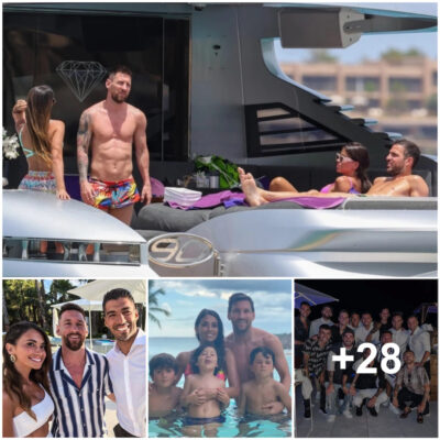 Football Legends and Beauties Attend Messi’s Birthday Party on a Yacht