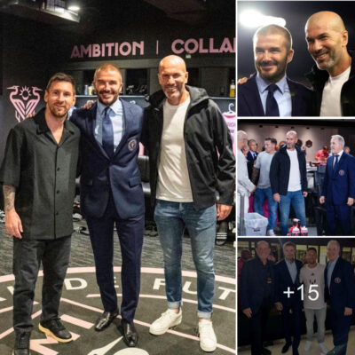 David Beckham Reunites with Former Teammate Zinedine Zidane at Real Madrid in the US Open Cup Final, Despite the Absence of Lionel Messi