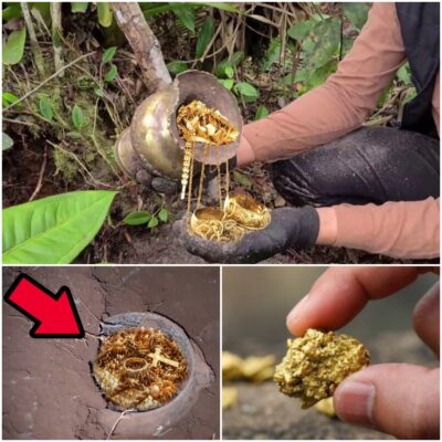 The man accidentally found gold in his backyard – he built a house after selling it