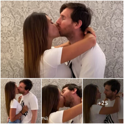 Intimate Moment: Messi and Antonella Share Passionate Kiss in Residente’s Latest Video