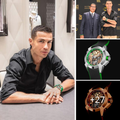 Admire Ronaldo’s $2 million watch from Jacob & Co. in Riyad with his close friend Jacob Arabo with the limited edition Jacob & Co CR7 ‎