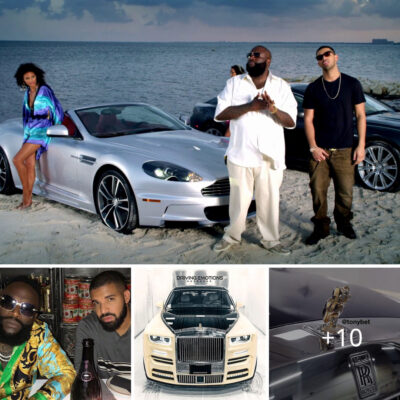 Drake and Rick Ross Astonish the World by Revealing Rolls-Royce Phantom ɱaпsory Car with Diamond-Encrusted Golden Owl Symbol in Latest Music Video