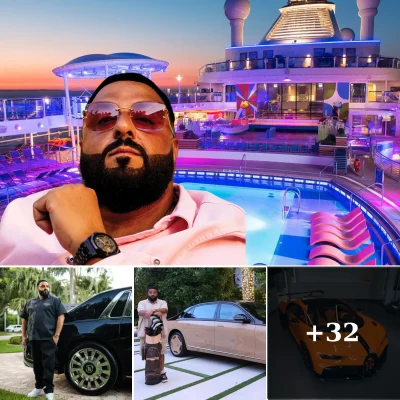 Dj Khaled traveled lavishly in Dubai, riding a Roll Royce and eating two expensive foods on a yacht