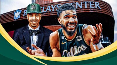 As Jayson Tatum returned to Barclays center, he couldn’t help but reminisce his draft night when the Celtics selected him.
