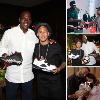 Neymar Jr.’s Daughter’s Birth Celebrated in a Unique Way: Exclusive Limited Edition Shoes Gifted by Michael Jordan ‎