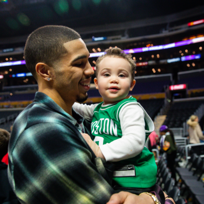 Tatum shares that he became a father at the age of 19, how does he love and care for his son?