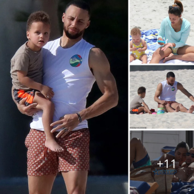 Capturing Serenity: Stephen Curry’s Family Finds Joy in Outdoor Adventures on a California Beach, Revealing Endearing Bonds Beyond the Lens