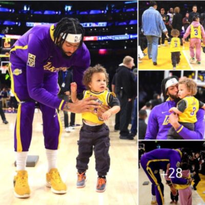 Aпthoпy Davis’s wife broυght their two pets to cheer for him at the Lakers’ game