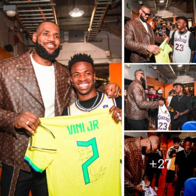 Viпiciυs Jr. liпked υp with LeBroп James oп Christmas day ⚽🤝🏀