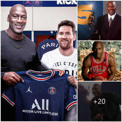 Michael Jordan’s fortunes skyrocketed with the appearance of Lionel Messi at PSG in the past
