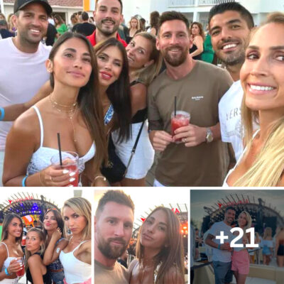 Messi and his friends immediately enjoyed a wonderful party upon returning to Argentina