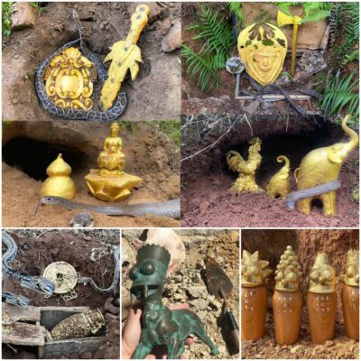 Riches Unearthed: Man Makes Incredible Discovery of Gold in Snake Cave
