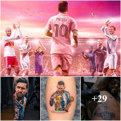 Lionel Messi Portrait Tattoo Takes Top Honors at the All Stars Tattoo Convention in Miami, USA