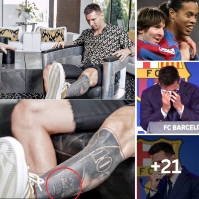 Lionel Messi: ‘I got a Barca tattoo on my leg because it is my club, that made me who I am.’