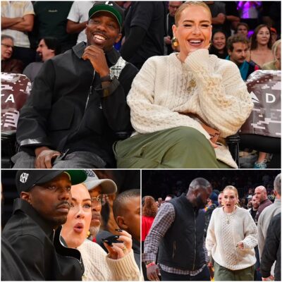 The newlyweds! After ‘confirming’ her marriage to Rich Paul, Adele radiated at the Lakers game