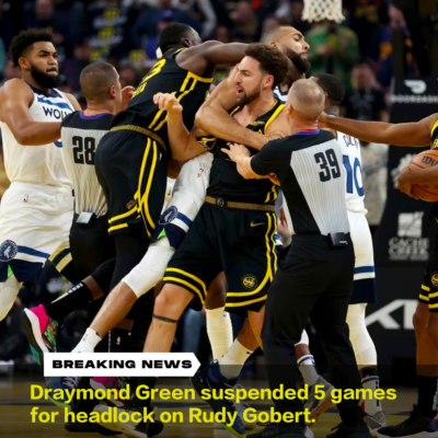 Draymond Green suspended 5 games without pay for Rudy Gobert headlock