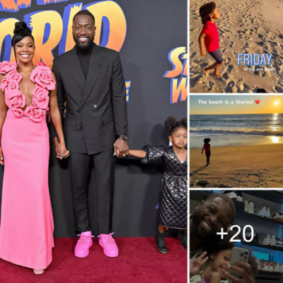 Charming Moments: Dwyane Wade, 5-Year-Old Daughter Kaavia, and Their Adorable Beach Day with Tre the Pet Dog!