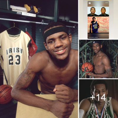 “Unseen Footage Unveiled: LeBron James Showcases Unforgettable High School Moment, Humbling His Idol Lenny Cooke”