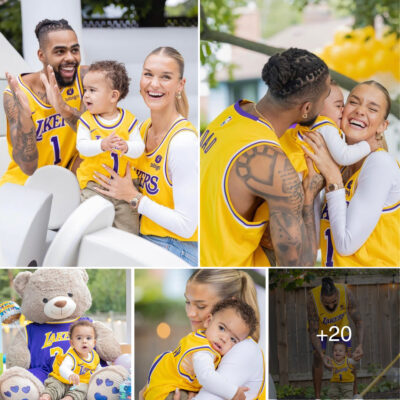 Join the first birthday party of Riley Russell, son of D’Angelo Russell and Laura Ivaniukas, a party filled with happiness