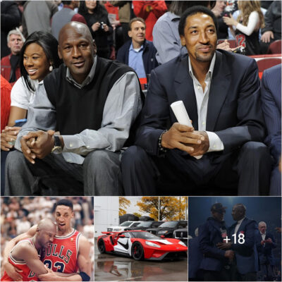 Scottie Pippen Exhibited His Sincere Admiration For Michael Jordan In The Early Spring Of 2024, Presenting A Distinctive Ford Gt Inspired By The Iconic Nike Air Jordan ‘chicago’ Collection.