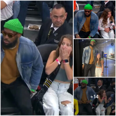 A young girl fan’s cheeky reaction to sitting next to GOAT LeBron James going viral