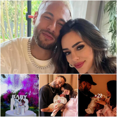 son.Neymar welcomed his first daughter with model Bruna Biancardi, a great motivation for him to return after injury, making fans excited.