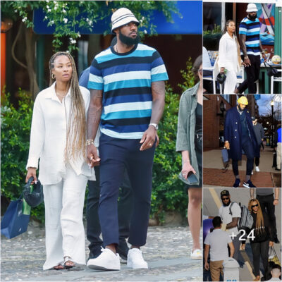 LeBron and Savannah James Showcase Their Style Dominance on the Streets, Embracing the Spring Fashion Trends of 2024.