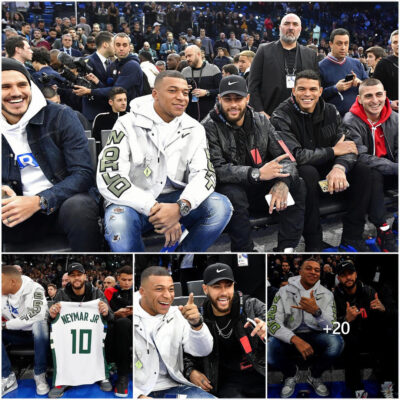 Seeing superstars Neymar, Mbappe and their teammates go to watch the NBA tournament in the US made fans crazy.
