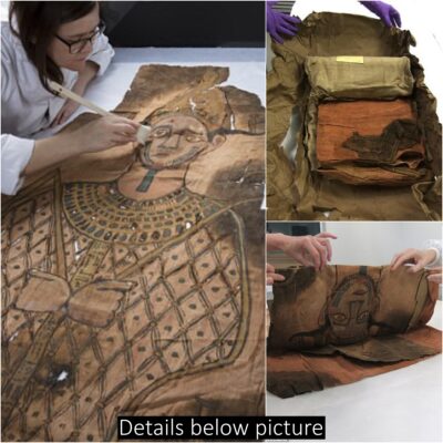 A rare and unique shroud dating back 2,000 years around 9 BC reveals the ancient concept of Roman Egypt