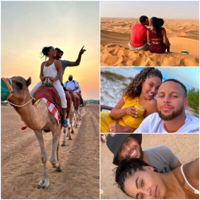 Dubai Delight: Stephen Curry’s Surprise Camel Riding Adventure Sparks Ayesha’s Joyful Vibes